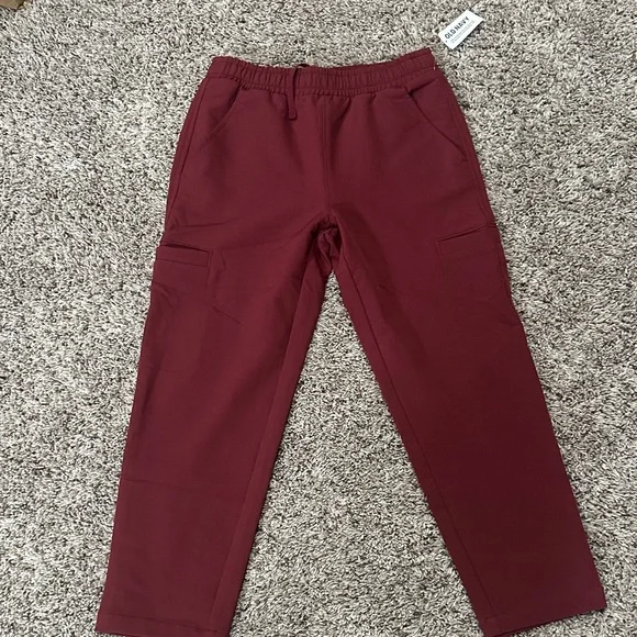 Old Navy Kids' Burgundy and Navy Joggers - Picture 3 of 4